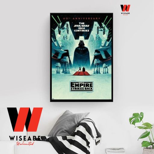 Star Wars Return Of The Jedi Empire Strikes Back 40th Anniversary Poster Home Decor