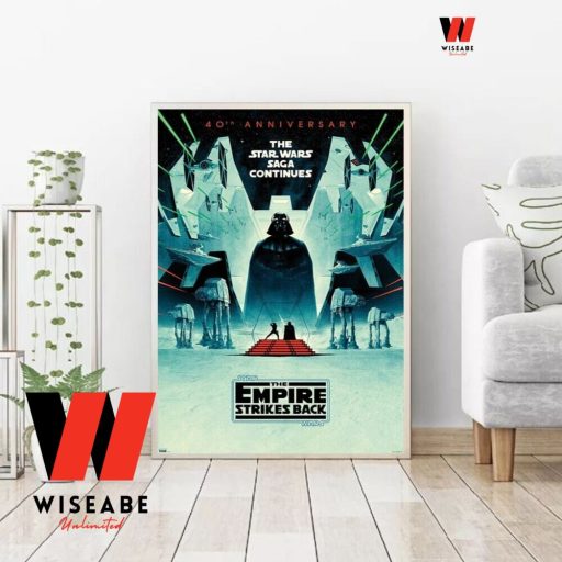 Star Wars Return Of The Jedi Empire Strikes Back 40th Anniversary Poster