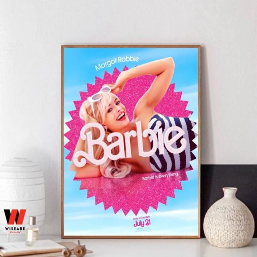 Margot Robbie Barbie Movie Poster Wall Art