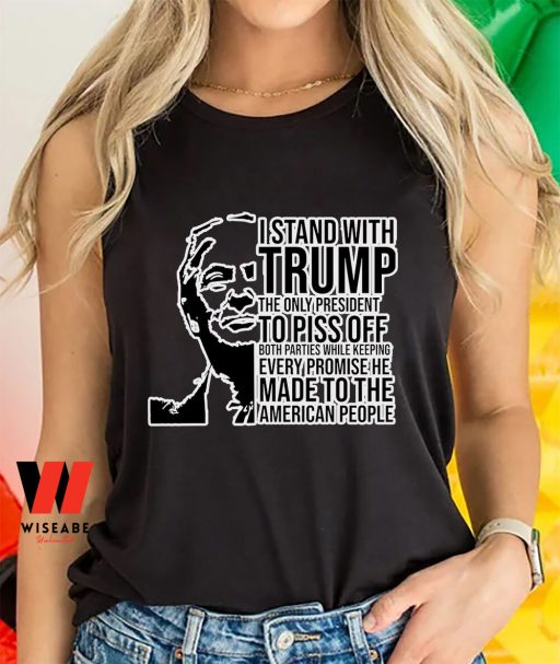 I Stand With Trump Free Trump T Shirt