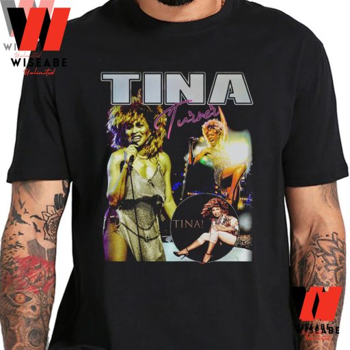 Retro Memorial Queen of Rock n Roll Tina Turner T Shirt