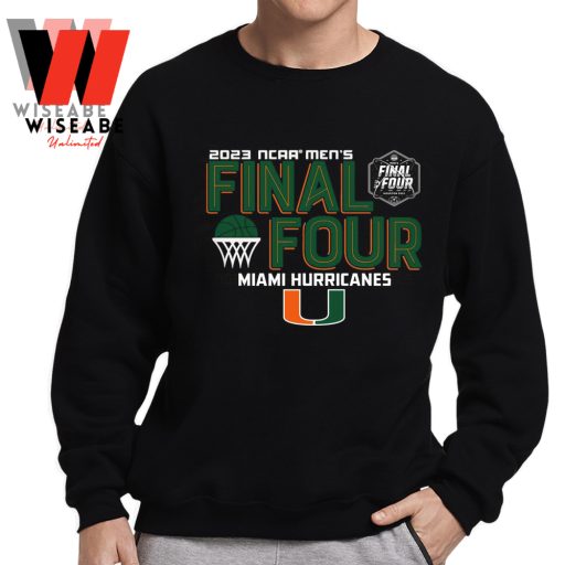 Basketball Tournament NCAA 2023 Miami Hurricanes Final Four Shirt