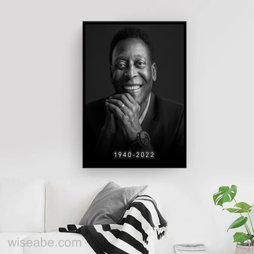 Rest In Peace Pele Legend Never Die Poster