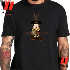 Disney Minnie Mouse wearing Louis Vuitton shirt, hoodie