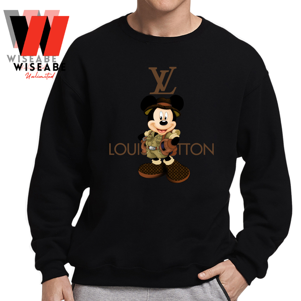 Louis Vuitton Mickey And Minni Man's T-Shirt Tee