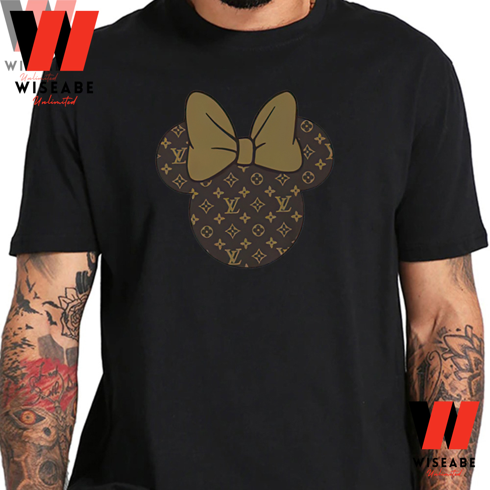 Louis Vuitton With Mickey Mouse Face Shirt - Vintagenclassic Tee
