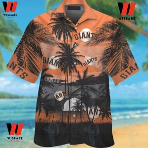 Orange Tropical Beach MLB Baseball San Francisco Giants Hawaiian Shirt, Sf Giants Aloha Shirt