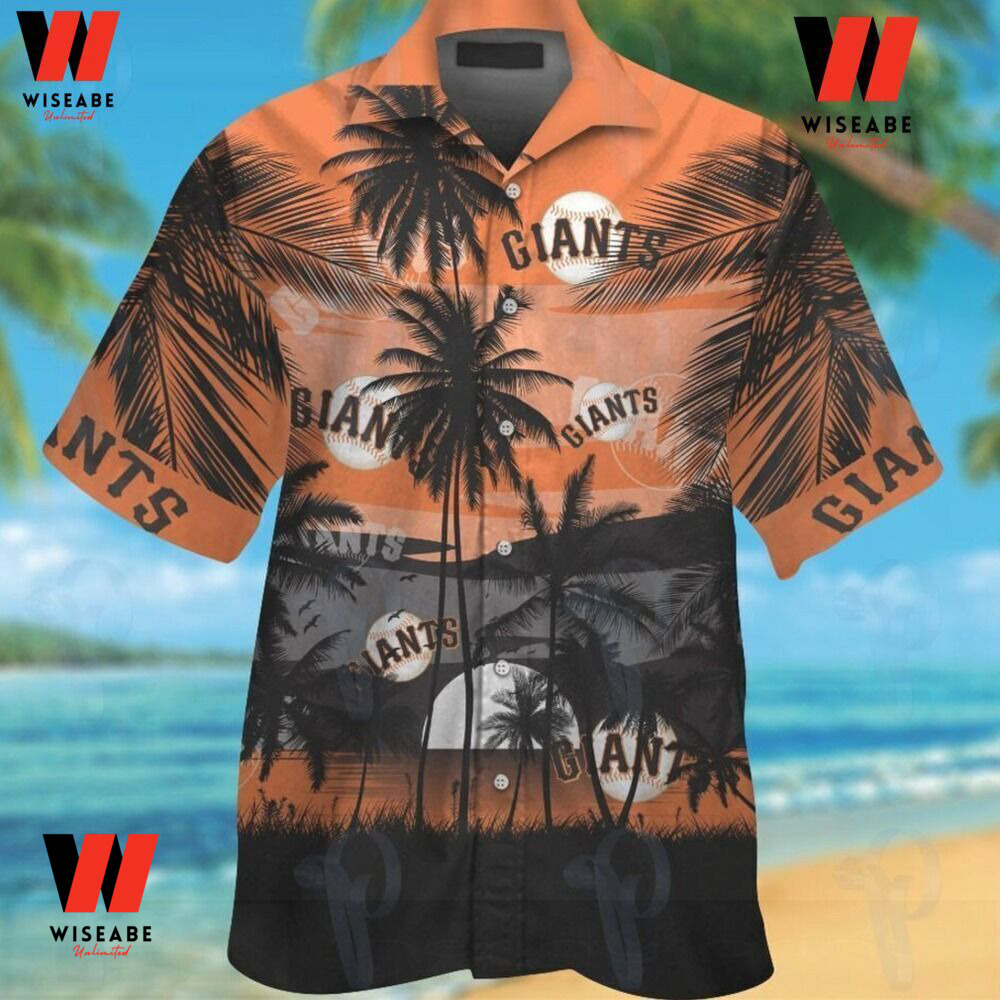 Orange Tropical Beach MLB Baseball San Francisco Giants Hawaiian Shirt, Sf Giants  Aloha Shirt - Wiseabe Apparels