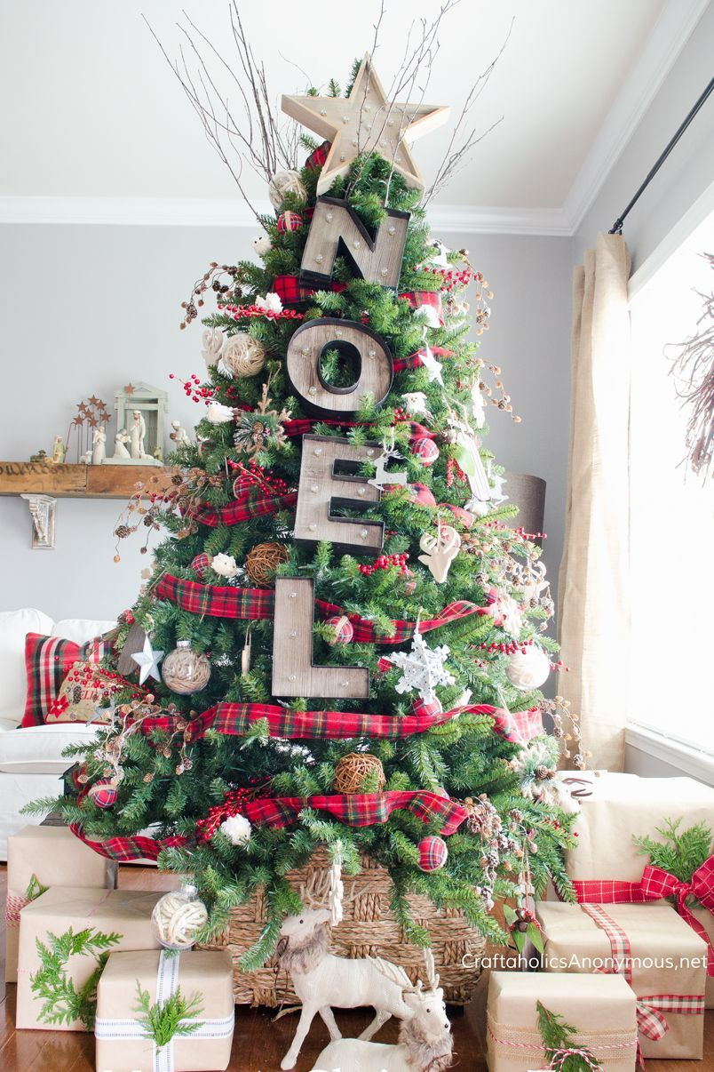 Marquee Letters Christmas Tree Decorations