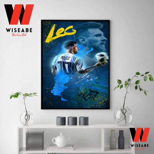 Cheap Argentina Soccer Team Leader Lionel Messi World Cup Poster