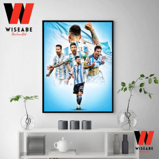 Hot Lionel Messi Argentina National Football Team Poster