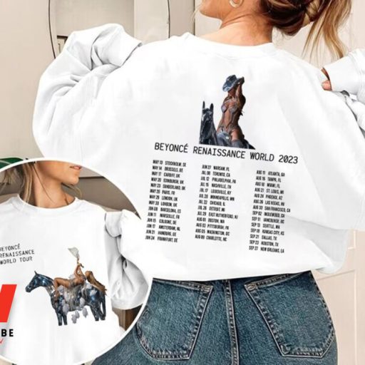 Cheap Beyoncé Renaissance World Tour Tracklist 2023 Sweatshirt, Cheap Beyoncé Merchandise