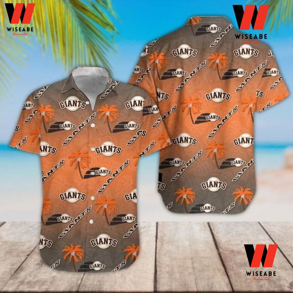 San Francisco Giants Mickey Mouse Short Sleeve Button Up Tropical