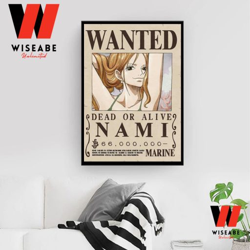 Nami Navigator Enies Lobby Arc One Piece Wanted Poster, One Piece Merchandise