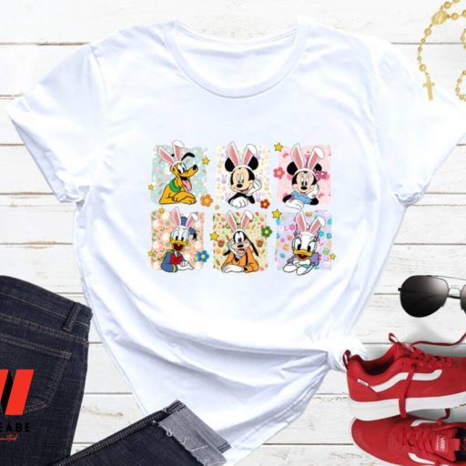 Disney Mickey And Friends Characters Happy Easter Shirt, Easter Presents For Adults