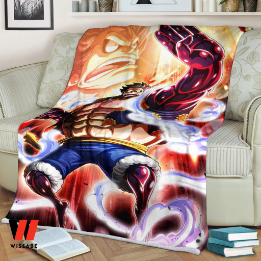 Luffy Gear 4 Gomu Gomu No Mi One Piece Anime Blanket, One Piece Merchandise