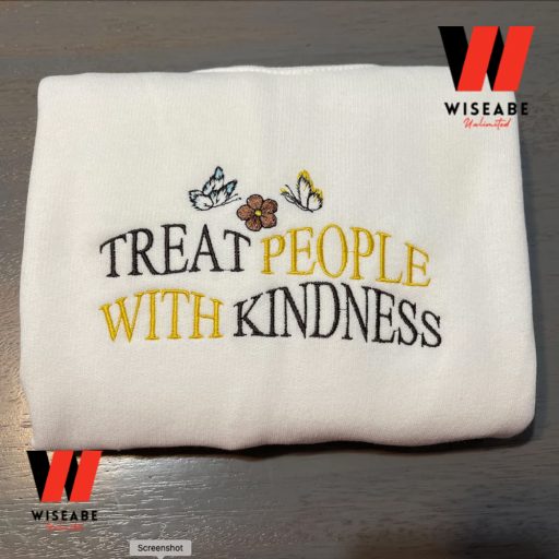 Treat People With Kindness Harry Styles Embroidered Sweatshirt