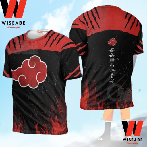 Cheap Akatsuki Cloud Naruto Anime T Shirt, Naruto Merchandise