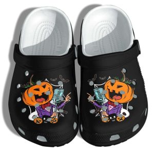 Pumpkin Rock Sings Halloween Crocs