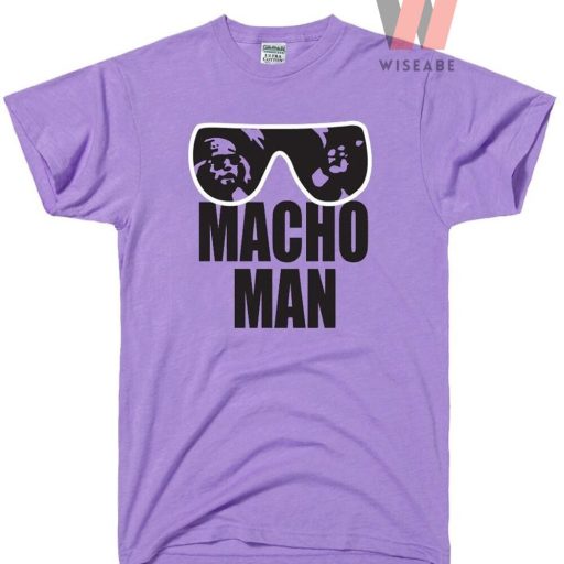 Cheap Purple Macho Man T Shirt