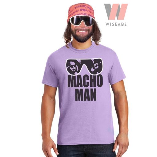 Cheap Purple Macho Man T Shirt