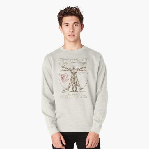 Vitruvian Colossal Sweatshirt, Attack On Titan Vintage Shirt