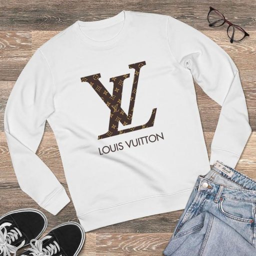 Cheap Brown Louis Vuitton Logo Shirt, Loius Vuiton Shirt Mens