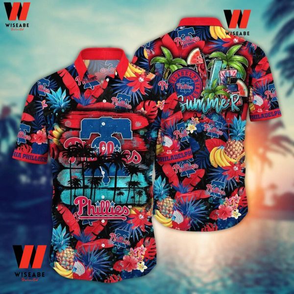Tropical Fruit Phialadelphia Phillies Hawaiian Shirt, Philadelphia Phillies Gift For Fans