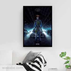 Memorial Hoonigan Ken Block With Mustang Poster