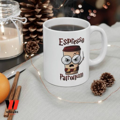 Wizard Harry Potter Espresso Patronum Gryffindor Mug, Harry Potter Gryffindor Gifts