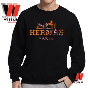 Vintage Orange Hermes Logo Sweatshirt Mens, Gift For Your Father