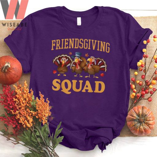 Hot Turkey Squad Friends Thanksgiving Shirt