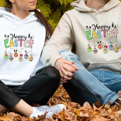 Disney Characters Happy Easter Shirt, Easter Presents For Adults