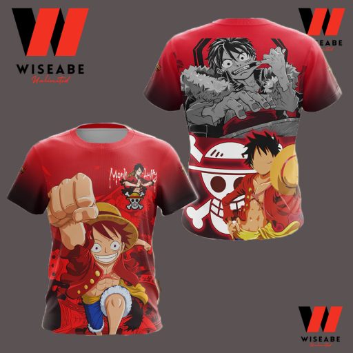 Cute Monkey D Luffy One Piece Anime T Shirt, One Piece Merchandise