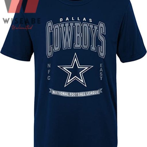 Unique Texas Football Team Navy Blue Logo Vintage Dallas Cowboys T Shirt