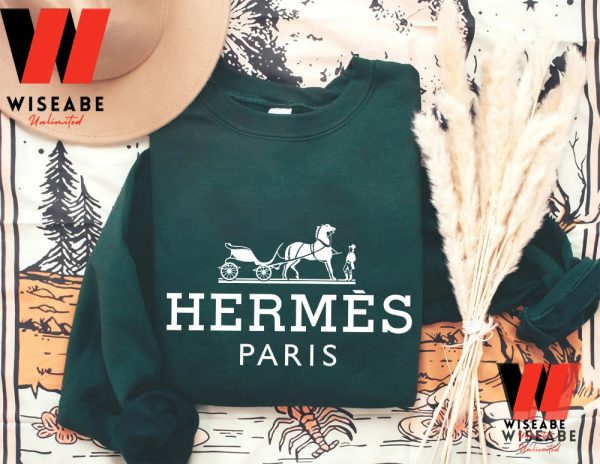Vintage Black Hermes Logo Sweatshirt , Christmas Gift For Your Father