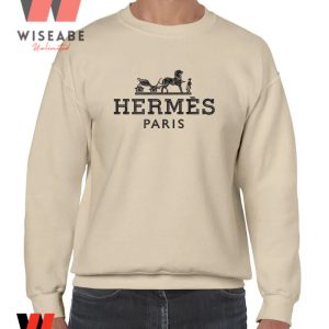 Vintage Hermes Logo Embroidered Shirt Womens, Hermes Sweatshirt For Your Family