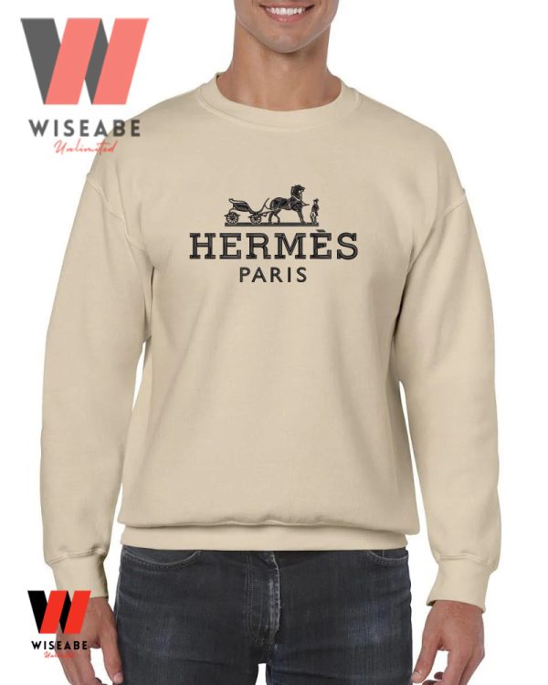 Vintage Hermes Logo Embroidered Shirt Womens, Hermes Sweatshirt For Your Family