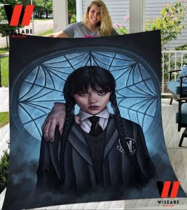 Wednesday Addams And Things Netflix Series Halloween Blanket