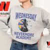 Vintage Wednesday Addams Playing Cello Nevermore Academy Sweatshirt