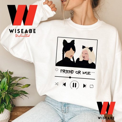 Wednesday Addams And Enid 2022 Friend Or Woe Sweatshirt