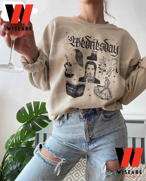 Vintage Things Of Wednesday Addams Sweatshirt