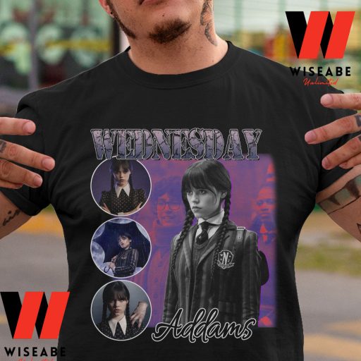 Hot Jenna Ortega Wednesday Addams 2022 T Shirt