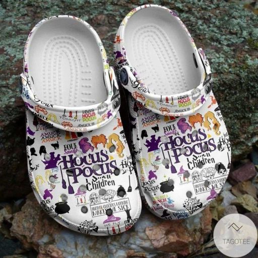 Cute Halloween Sanderson Sisters Pattern Disney Hocus Pocus Crocs