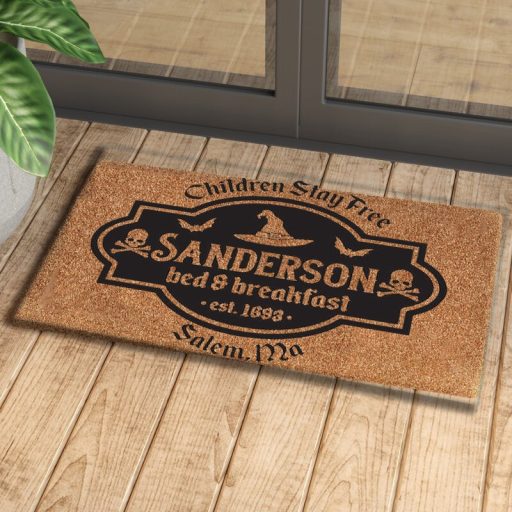 Unique Children Play Free Sanderson Bed And Breakfast Est 1693 Hocus Pocus Doormat