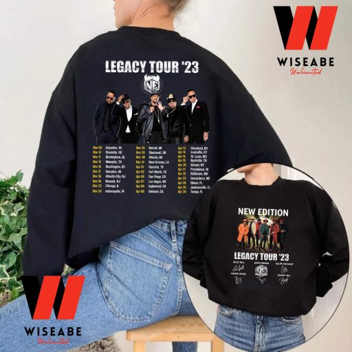 Retro New Edition Legacy Tour 2023 Tracklist T Shirt