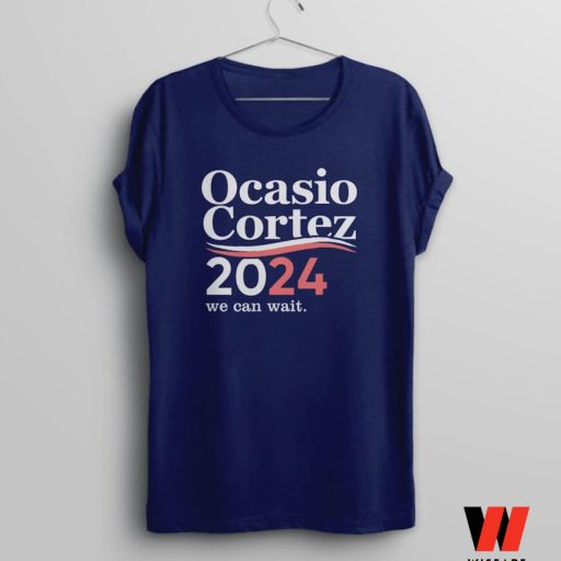 AOC 2024 We Can't Wait Alexandria Ocasio Cortez Shirt, Feminist Gift
