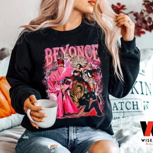 Vtg 90S Beyonce Renaissance Worldtour Graphic Sweatshirt, Cheap Beyonce Merchandise