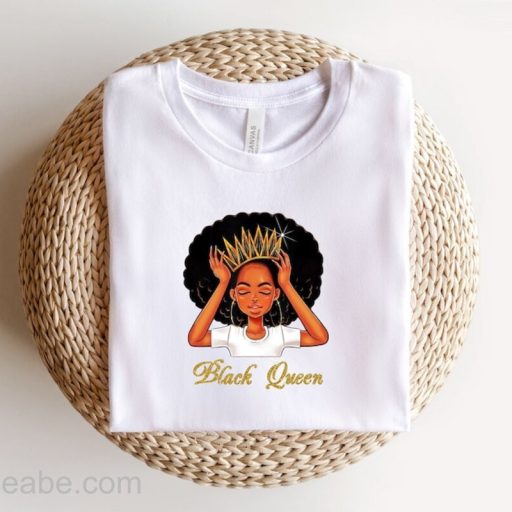 Melanin Black Queen Black History Month T Shirt
