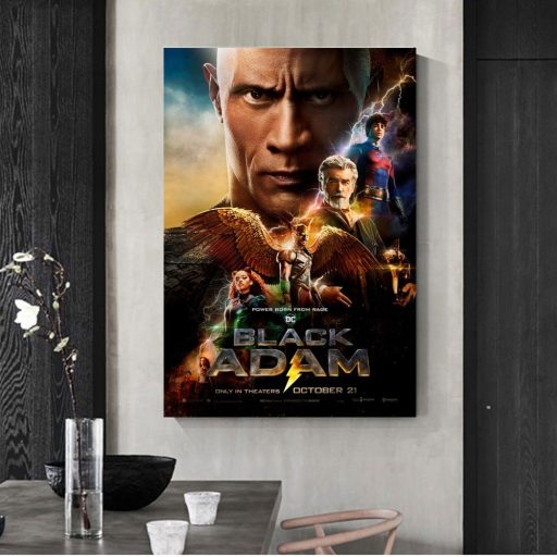 Unique DC Universe New Movie 2022 Black Adam Poster